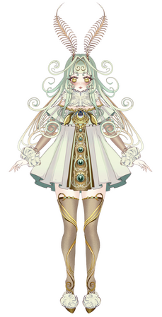 Lunar Moth V-Tuber Design Lunar Moth V-Tuber Design